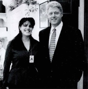 Monica Lewinsky és Bill Clinton